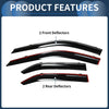 Mitsubishi Lancer Window Deflectors 1 Set (2008)