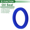 Oil Seal 38x50x6mm Rotary Shaft Seal TPU Blue 5 Pcs