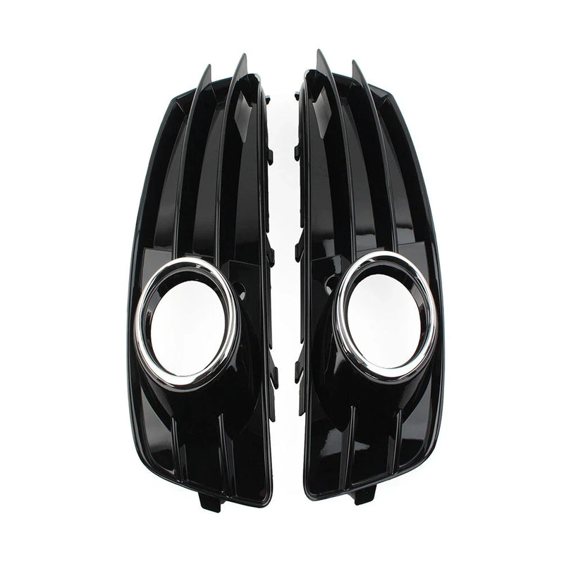 Audi A3 2009-2012 Front Bumper Fog Light Grille Covers (2009-2012)