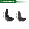 Mitsubishi Lancer-ex (Sport) 2010-2016 Mud Flaps