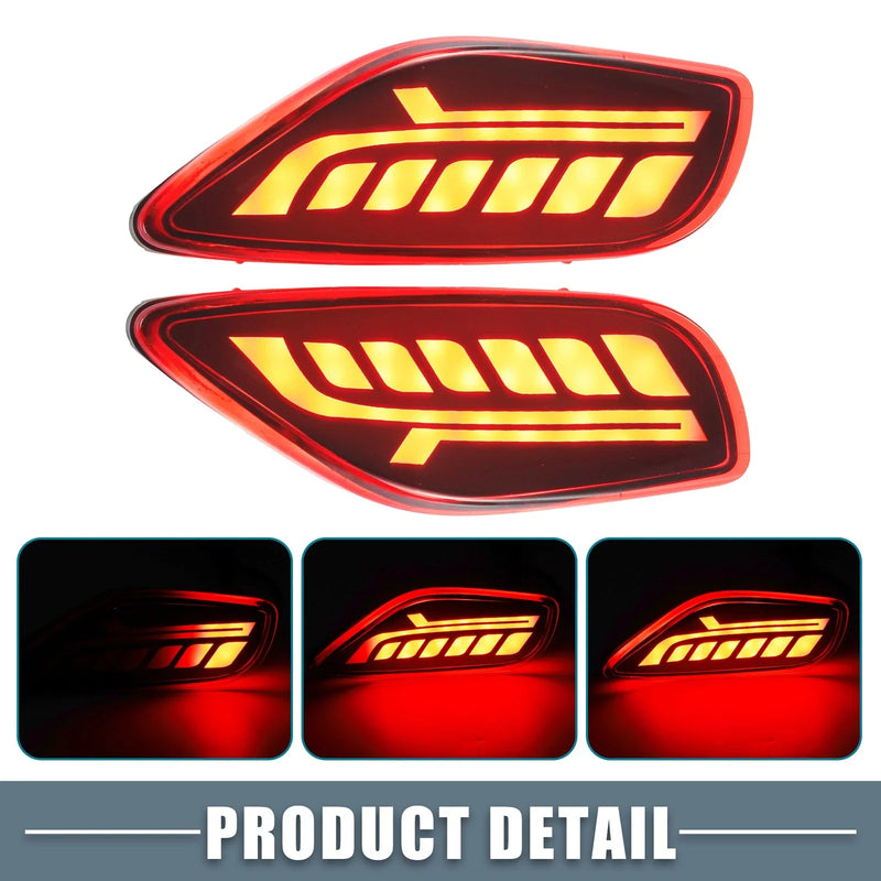 Kia Seltos Rear Bumper Reflector LED Brake Turn Signal Tail Lights (2019-)