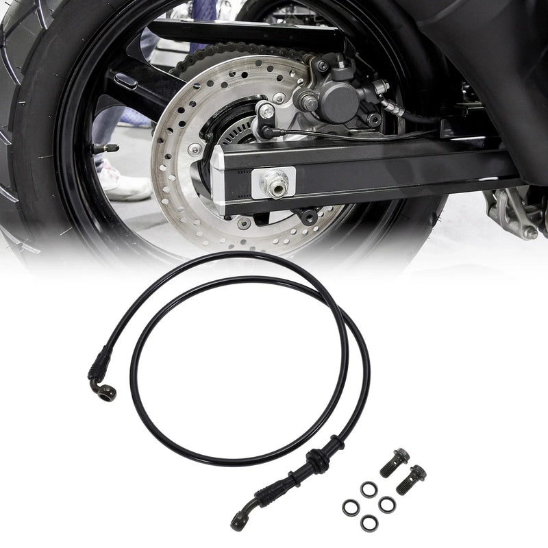 Motorcycle 120 cm Brake Clutch Oil Hose Line Stainless Steel Wire Braid