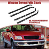 Ford F150 F250 F350 4 x Inner Outer Weatherstrip Window Sweep Seals