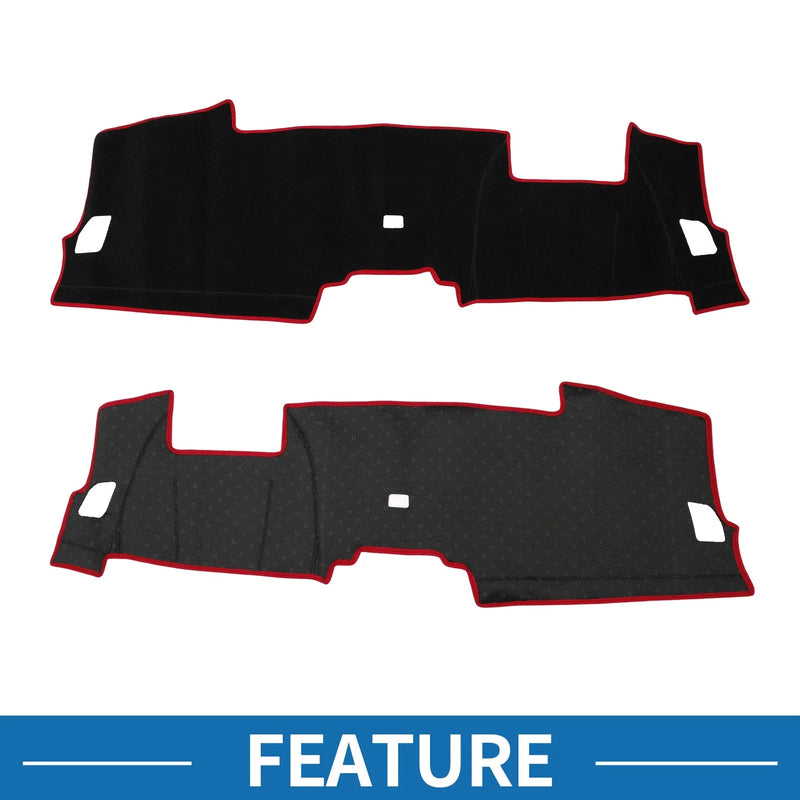 Honda CRV 2023-2024 HUD Sun Protector Pad Black Red Dashboard Cover Mat