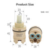 Mixer Shower Bathroom Tap Replacement AU 35mm Ceramic Tap Cartridge