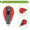 Lexus ES350 2007-2015 - Plastic Faux Leather Red Black Automatic Gear Shift Knob