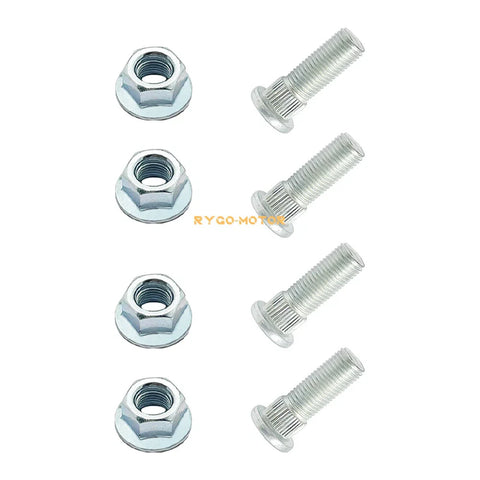 Polaris Ranger 425 450 500 700 EV TM 4 x Front Wheel Studs & Nuts