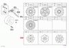 Toyota Prado KDJ155 KDJ150 GRJ151 Wheel Rim Cover Centre