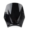 Universal Motorcycle - Black Plastic Windshield Deflector