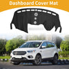 Ford Escape 2013-2019 Black Anti-Slip Carpet Dashboard Cover Mat