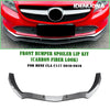 Mercedes Benz CLA C117 Front Bumper Spoiler Lip (2016-2019)