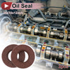 Oil Seal 2 x Seal Ring Rotary Shaft Seal FKM Rubber 35x70x12mm Brown
