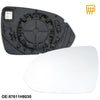 Kia Rio Left Side Heated Mirror Glass (2018-2022)