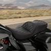 Harley Electra Glide 2009-2023 Black Red Driver & Passenger Seat