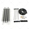 Universal Cars 4 Row Transmission Oil Cooler Radiator + Hose Mounting Kit