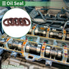 Oil Seal 26x37x7mm Brown 5 Pcs Rotary Shaft Seal FKM Rubber