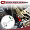 Bosuer Cheetah Silver Tone Green Gear Shifter Lever