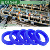 Oil Seal 35x45x10mm Rotary Shaft Seal TPU High Pressure Blue 5 x