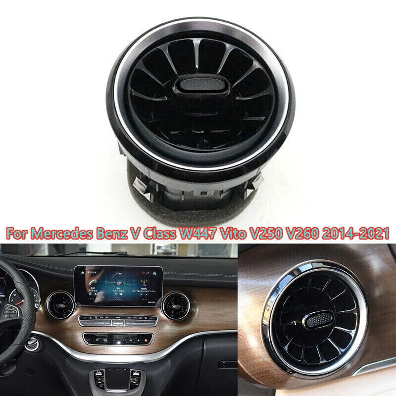 Benz V Class W447 Vito V250 V260 1X Front Dash A/C Vent Outlet (2014–2023)
