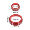 Chevy Corvette C7 Red 4 x AC Volume Knob Decor Ring