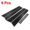Honda Civic 6 x Door Window Pillar Post Protector Covers (2006-2011)