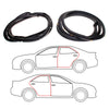 Honda Civic 5th Gen 4-Door 1992-1994 Rear Door Weatherstrip