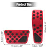 Dodge / Chrysler Red Pedal Cover Kit Anti-Slip