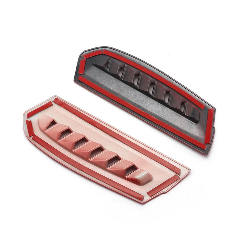 Toyota Camry Interior ABS Red Side Air Vent Outlet Covers (2018-2024)