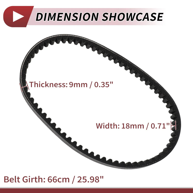 Honda 2 Stroke 50cc Engines Motorcycle Drive Belt V-Belt (2000-2023)