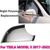 TESLA MODEL 3 Right Passenger Side Mirror Cover Lower Bottom Holder (2017–2023)