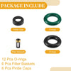 Honda Accord (2008-2017) - 6 x NBR Rubber Black Fuel Injector Seal O-Ring Set