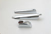 JEEP Compass 2017-2021 ABS Chrome Rear Wiper Cover Trim (3 x Pieces)