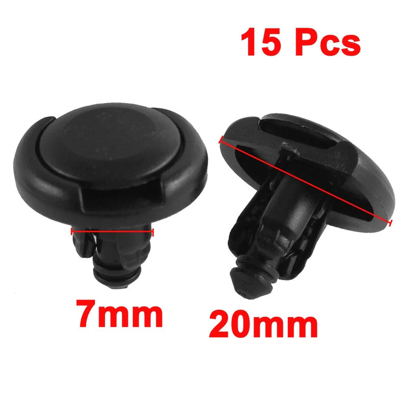 Toyota Rivets / 7mm / Plastic Rivets Push-in Clips 15 Pcs