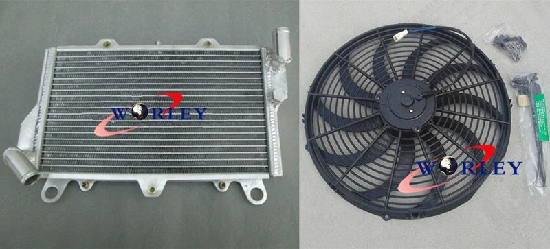 Kawasaki Ninja GPZ900 ZX900 Aluminum Radiator + Fan (1984-1986)