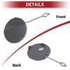 BMW 428i (2014-2016) - Grey 1 Pcs Rear Tow Hook Cover