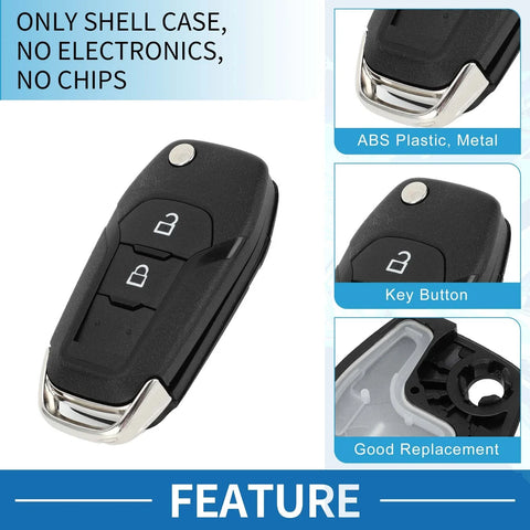 Ford Ranger Keyless Entry Remote Fob Shell Case (2011-2019)