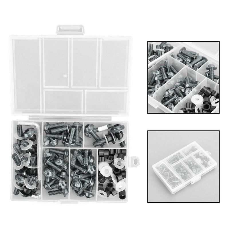 F2 158 Piece Titanium Aluminium Fairing Screw Trim Bolts Set