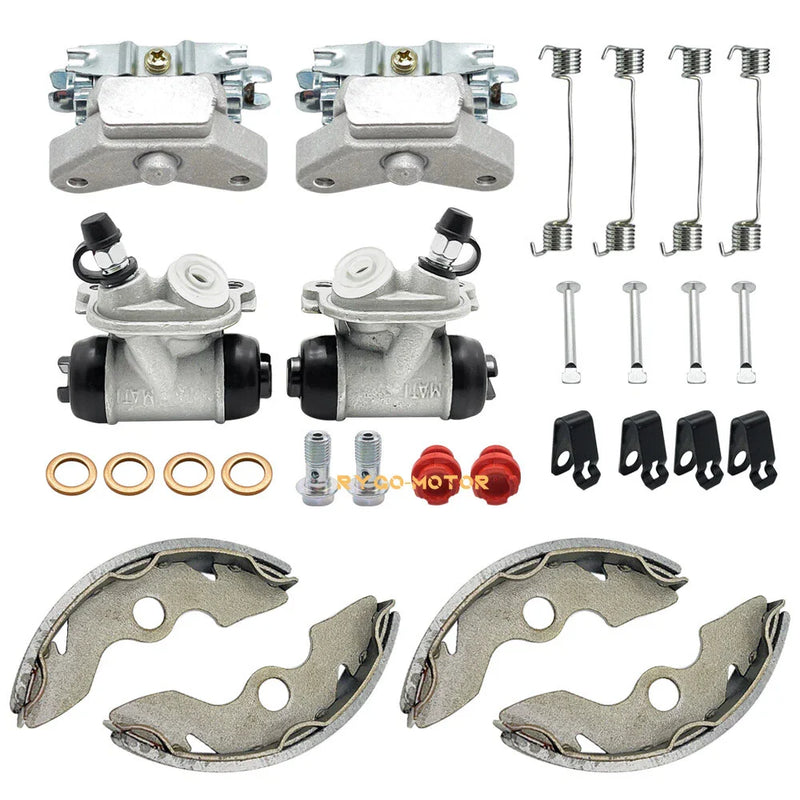 Honda TRX200 / D / SX FourTrax Front Brake Wheel Cylinders Shoes Adjusters Kit