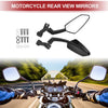 M8/M10 Rear View Mirror Side Mirror Black Plastic 1 x Motorcycle