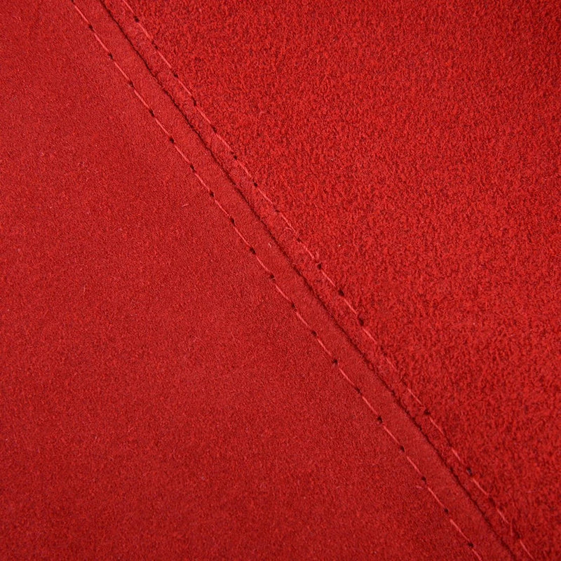 Universal Cars Red Matte Leather Gear Shift Knob Boot Gaiter Cover