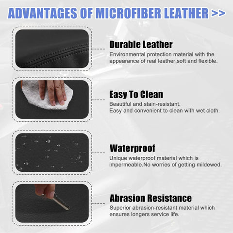 Mazda 6 Black Armrest Protector Cover (2014-2018)