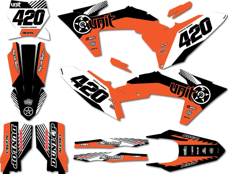 KTM SX 125 HUSH Style Full Sticker Kit (2023-2025)