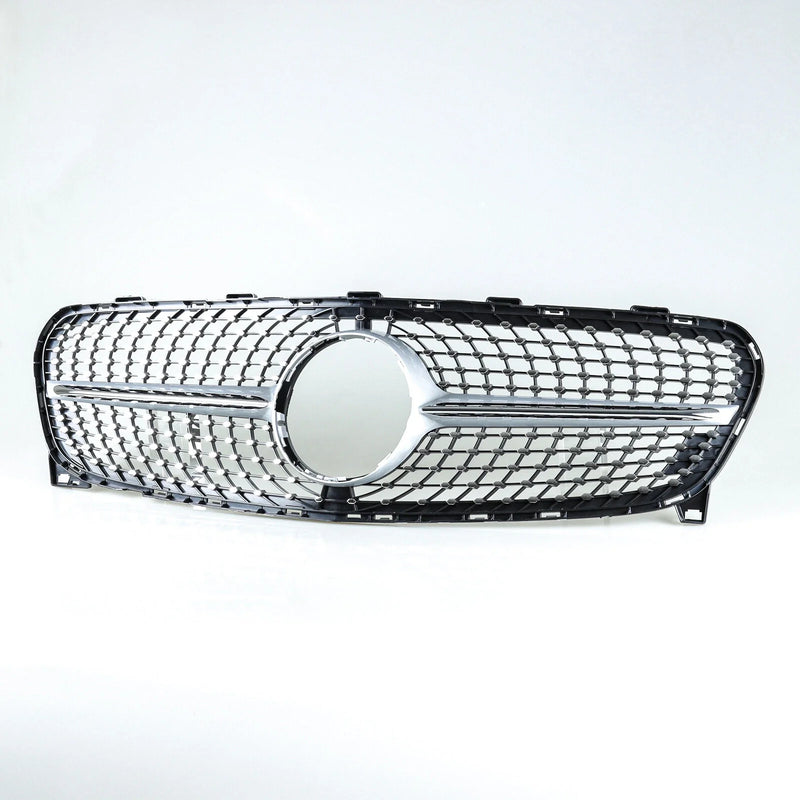 Mercedes Benz GLA-Class Silver Diamond Slats Front Grille (2017-2020)