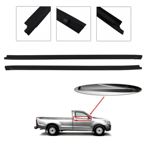 Outer Weatherstrip Door Belt Front Fits Toyota Hilux Vigo 2D KUN16 Ute 2005-15