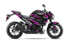 Kawasaki Z400 2017-2023 Strike Pink Graphics Decals Stickers