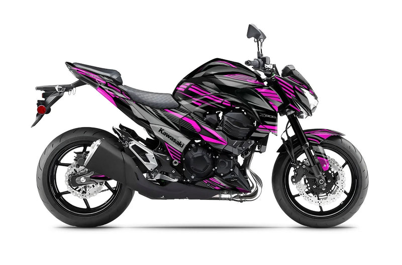 Kawasaki Z400 2017-2023 Strike Pink Graphics Decals Stickers
