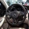 Benz W204 W205 W211 W203 C E Carbon Fiber Steering Wheel Cover Sticker Trim