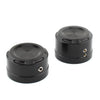 Harley Softail (2018-2023) Black Rear Axle Bolt Nut Cap Covers