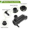 Hyundai Windshield Washer Pump w/Grommet (2011-2016)
