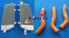 KTM 250 / 450 / 505 SX-F / SXF Aluminum Radiator & Blue Hose (2007-2010)
